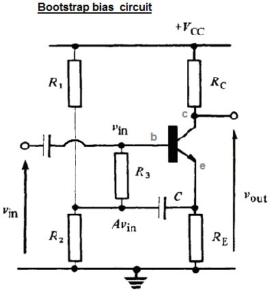 Bootstrap bias circuit schematic.